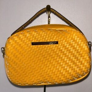 NWOT Aldo mustard yellow mini belt bag
